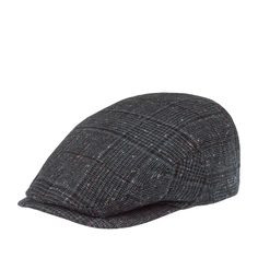 Кепка уточка унисекс Stetson 6210403 KENT WOOL синяя / черная, р. 59