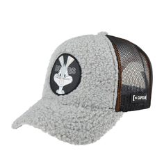 Бейсболка унисекс CAPSLAB CL/LOO/FUR1/BUG1 Looney Tunes Bugs Bunny светло-серая, one size Capslab®