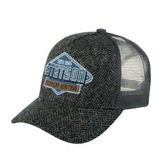 Бейсболка унисекс Stetson 7760501 TRUCKER CAP HARRIS TWEED серая, one size