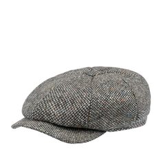 Кепка восьмиклинка унисекс HANNA HATS Abbey AB2 серая / черная, р. 59