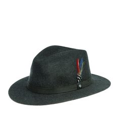 Шляпа унисекс Stetson 2598113 TRAVELLER WOOLFELT серая, р. 57