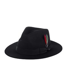 Шляпа унисекс Stetson 2598120 TRAVELLER WOOLFELT черная, р. 59