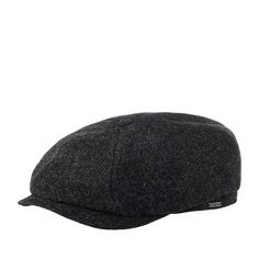Кепка восьмиклинка унисекс Wigens 101720 NEWSBOY CLASSIC CAP темно-серая, р. 58
