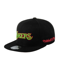 Бейсболка унисекс Mitchell&Ness 6HSFSH21324-LALBLCK Los Angeles Lakers NBA черная, р.61