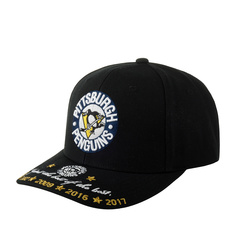 Бейсболка Mitchell & Ness HHSS6565-PPEYYPPPBLCK Pittsburgh Penguins NHL черная, one size