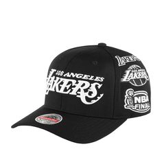 Бейсболка Mitchell&Ness 6HSSFH21HW009-LALBLCK Los Angeles Lakers NBA черная, one size