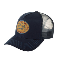 Бейсболка унисекс Stetson 7761132 TRUCKER CAP VINTAGE BRUSHED TWILL темно-синяя, one size