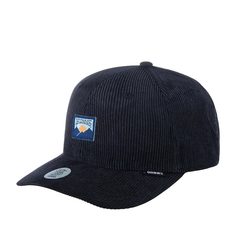 Бейсболка унисекс DJINNS 6P TrueFit Cord Mountains черная one size
