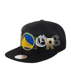 Бейсболка унисекс MITCHELL NESS HHSS3180-GSWYYPPPBLCK черная one size Mitchell&Ness