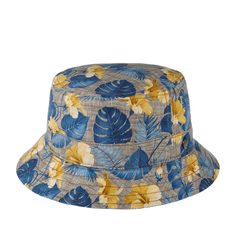 Панама унисекс LIERYS 1813908 BUCKET LINEN PRINT синяя р 57