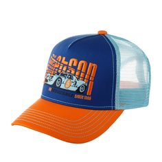 Бейсболка унисекс STETSON 7761119 TRUCKER CAP ENDURANCE синяя one size