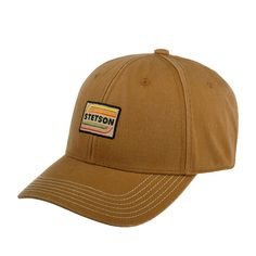 Бейсболка унисекс STETSON 7721110 BASEBALL CAP COTTON рыжяя one size