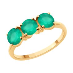 Кольцо из серебра р. 19 Diamant 93-310-02684-1, агат