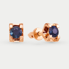 Серьги из красного золота VESNA 4478-150-10-00, сапфир