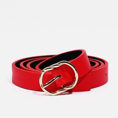 Ремень женский NoBrand 9709186 красный, 100 см