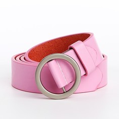 Ремень женский NoBrand 9865644 розовый, 105 см