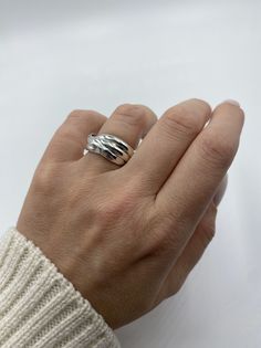 Кольцо тринити из серебра р. 17,5 BOHOANN 79672469ж