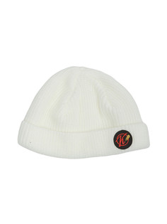 Шапка бини унисекс Хобо белая, one size No Brand