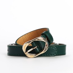 Ремень женский NoBrand 9720498 зеленый, 110 см