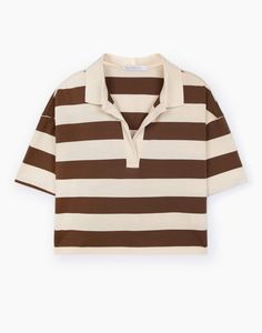 Футболка женская Gloria Jeans GKT021646 молочный/коричневый XXS/158