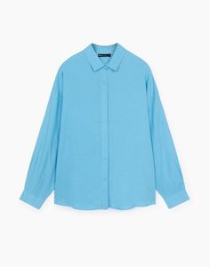 Рубашка женская Gloria Jeans GWT003968 голубой XXS/158