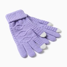 Перчатки женские S.Gloves 10106928 фиолетовые, р. 8