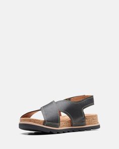 Сандалии женские Clarks 26172152 черные 36.5 EU