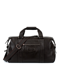 Дорожная сумка унисекс Daniele Donati 04.0543 темно-коричневая, 29х46х25 см