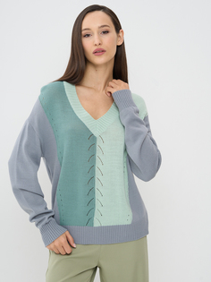 Пуловер женский NEWVAY 9242-94054 зеленый 50-52 RU