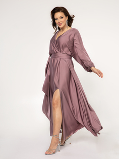 Платье женское Olga Gridunova Collection 12345 розовое XL/3XL