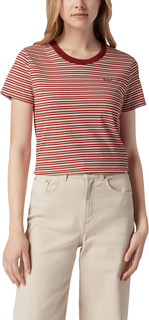 Футболка женская Levis Women The Perfect Tee красная XS Levis®