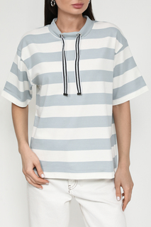 Футболка женская Auranna AU240411375CD голубая 3XL