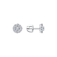 Серьги из серебра Golden Eagle 94021906, фианит