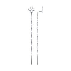 Серьги из серебра Golden Eagle 87020098, бриллиант
