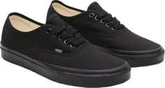 Кеды унисекс Vans UA Authentic Black/Black черные 36.5 RU