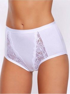 Трусы женские Jadea 34019-10 белые 3XL