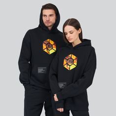Худи унисекс КосмоМерч Африка черное M/L