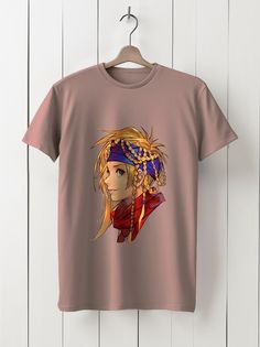 Футболка унисекс HYPNOTICA Игры Final Fantasy X - 203 розовая 3XL