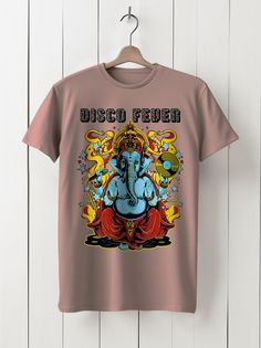 Футболка унисекс HYPNOTICA Disco Fever - 935 розовая 2XL