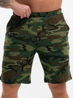 Трикотажные шорты мужские ModaRu М-4Ш хаки 56 RU