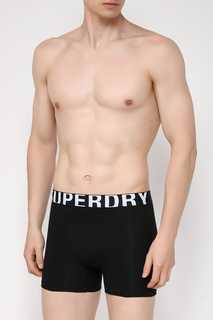 Комплект трусов мужских Superdry M3110340A черных 2XL