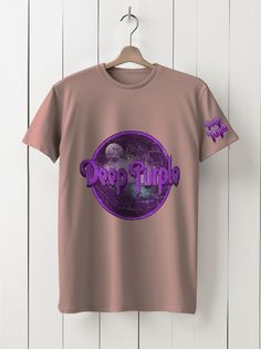 Футболка унисекс HYPNOTICA Музыка Deep Purple -122 розовая 3XS