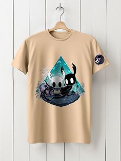 Футболка унисекс HYPNOTICA Игры Hollow Knight -20 бежевая XS