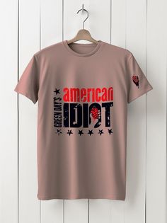 Футболка унисекс HYPNOTICA Green day - 158 розовая 3XS