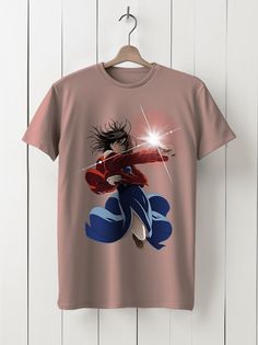 Футболка унисекс HYPNOTICA Аниме граница пустоты - 1066 розовая S