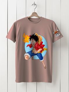 Футболка унисекс HYPNOTICA Аниме One Peace - 171 розовая 3XL