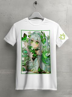 Футболка унисекс HYPNOTICA Игра Genshin Impact - 12 белая 2XL