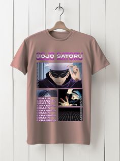 Футболка унисекс HYPNOTICA аниме- 40148 розовая 3XL