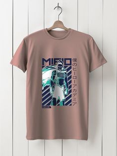 Футболка унисекс HYPNOTICA аниме - 129 розовая 3XL