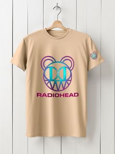 Футболка унисекс HYPNOTICA музыка Radiohead - 190 бежевая 2XL